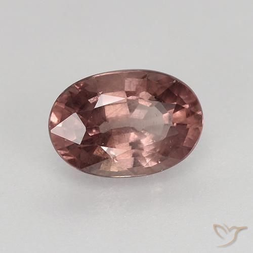 Granato malese naturale rosso da 0,76 ct, taglio ovale, VS-SI