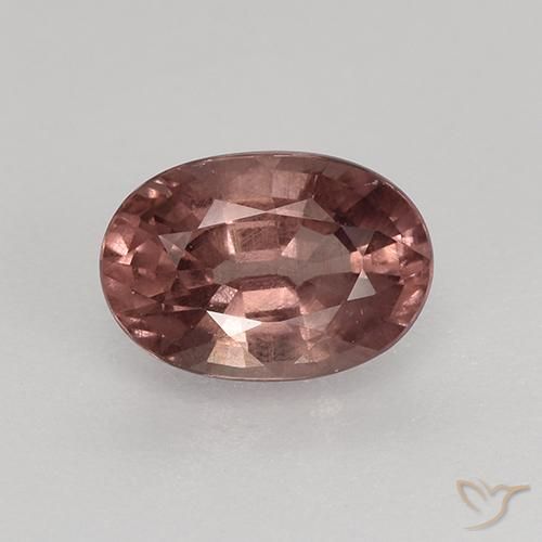 Granato malese naturale rosso da 0,76 ct, taglio ovale, VS-SI