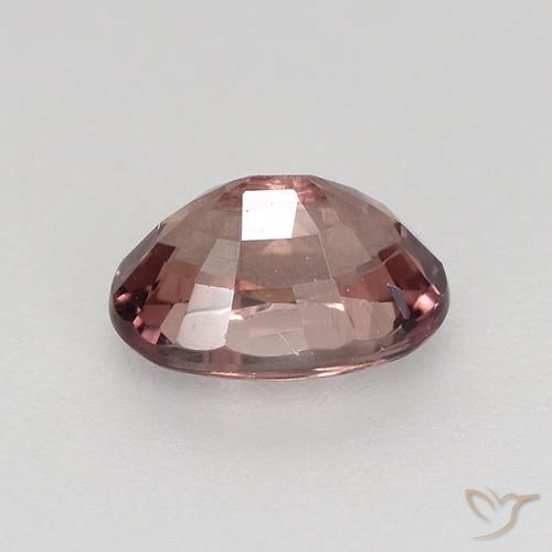 Granato malese naturale rosso da 0,76 ct, taglio ovale, VS-SI