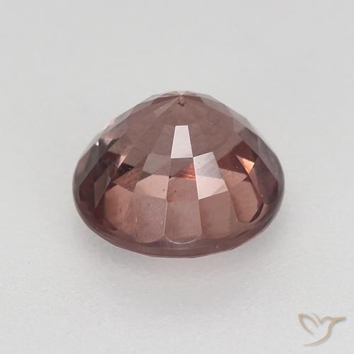 Granato malese Rosa chiaro naturale da 0.85 ct, Rotondo, VS