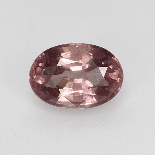 Granato malese Rosa medio naturale da 0.63 ct, Taglio ovale, VS
