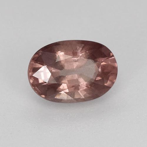 Granato malese naturale rosa da 0,69 ct, taglio ovale, VS