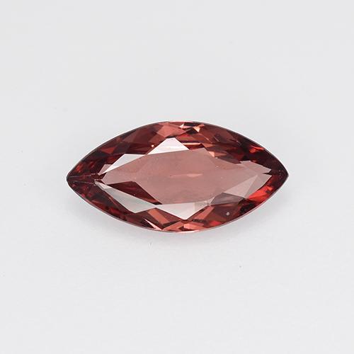 Granato malese naturale rosso da 1,00 ct, marchesa, VVS-VS