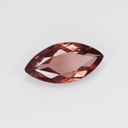Granato malese naturale rosso da 1,00 ct, marchesa, VVS-VS