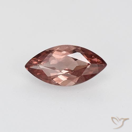 0.82ct Naturale Rosa rossastra Granato malese, Taglio marquise, VS-SI