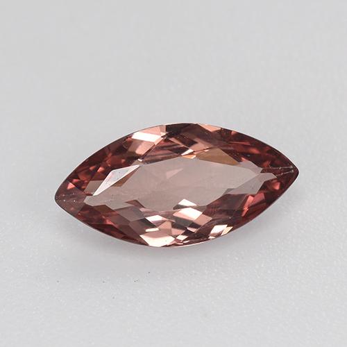 Granato malese Rosso scuro naturale da 1.09 ct, Taglio marquise, VS