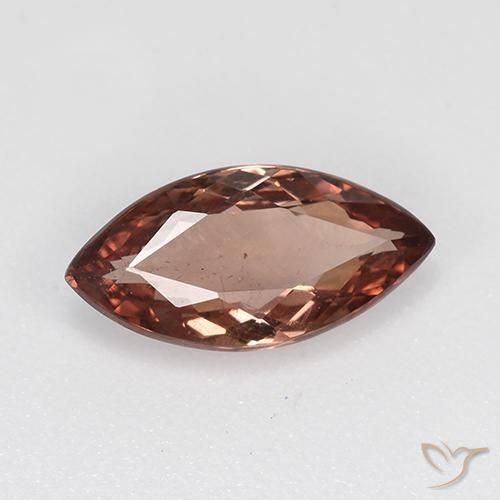 Granato malese Rosso intenso naturale da 1.22 ct, Taglio marquise, VS