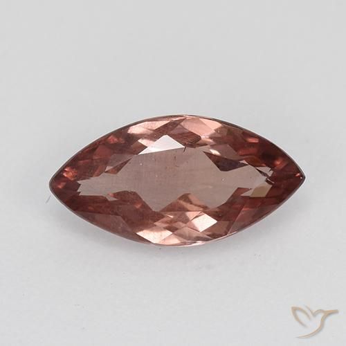 0.90ct Naturale Rosso scuro Granato malese, Taglio marquise, VS-SI