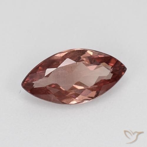 Granato malese Rosso scuro naturale da 0.90 ct, Taglio marquise, VS-SI
