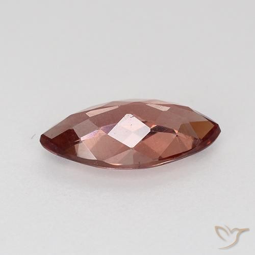 Granato malese Rosso scuro naturale da 0.90 ct, Taglio marquise, VS-SI