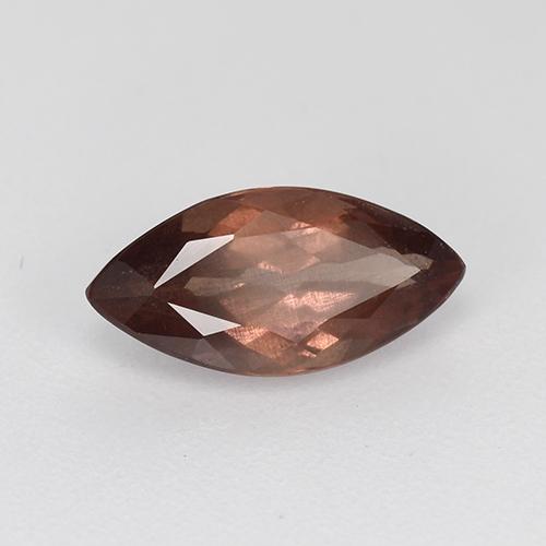 Granato malese Marrone medio naturale da 1.29 ct, Taglio marquise, VS-SI