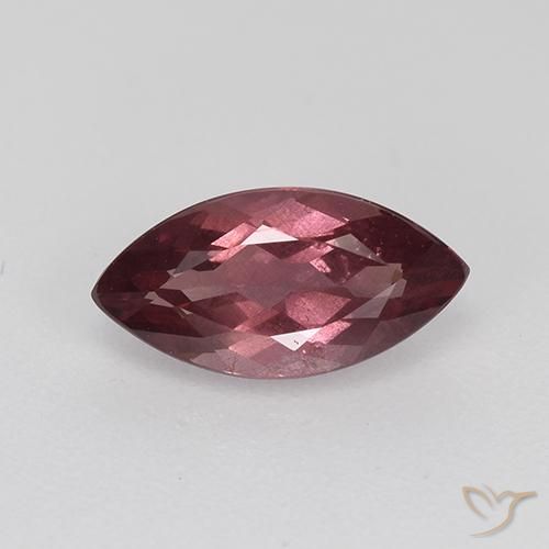 1.06ct Naturale Rosso medio-scuro Granato malese, Taglio marquise, VS-SI, Photo A