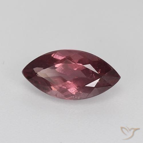 Granato malese Rosso medio-scuro naturale da 1.06 ct, Taglio marquise, VS-SI