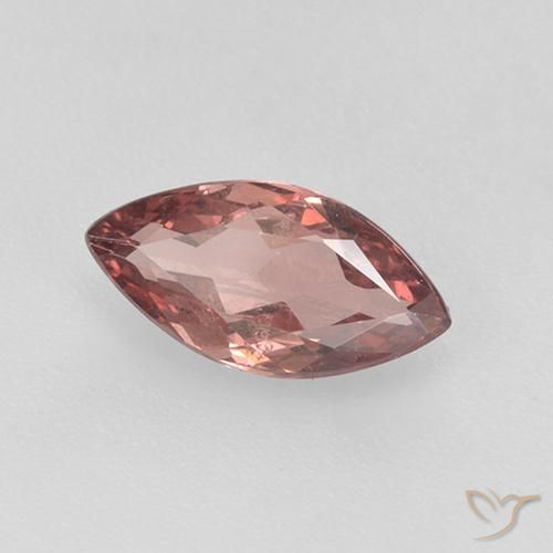 Granato malese Rosa profondo palissandro naturale da 1.19 ct, Taglio marquise, VS-SI