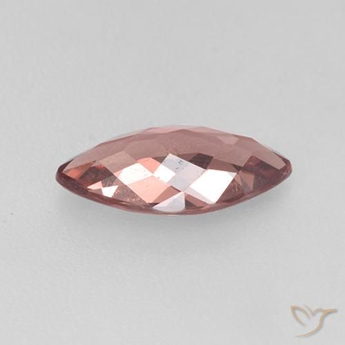 Granato malese Rosa profondo palissandro naturale da 1.19 ct, Taglio marquise, VS-SI