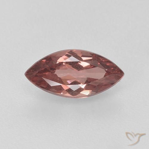 1.35ct Naturale Rosa palissandro chiaro Granato malese, Taglio marquise, VS-SI, Photo A