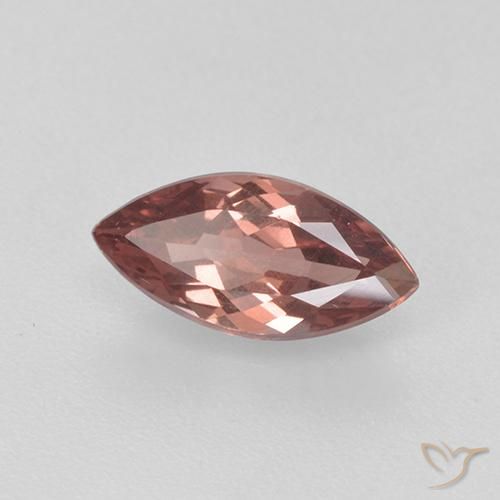 Granato malese Rosa palissandro chiaro naturale da 1.35 ct, Taglio marquise, VS-SI