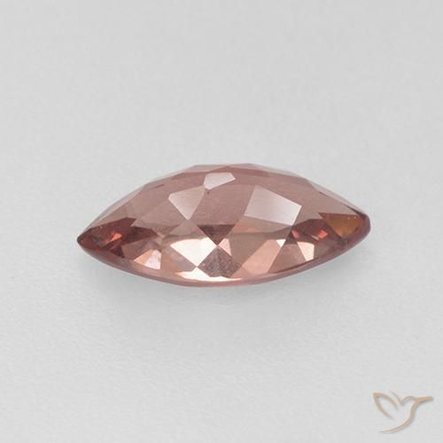 Granato malese Rosa palissandro chiaro naturale da 1.35 ct, Taglio marquise, VS-SI
