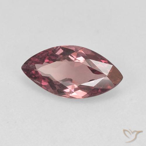 Granato malese Rosso scuro naturale da 0.78 ct, Taglio marquise, VS