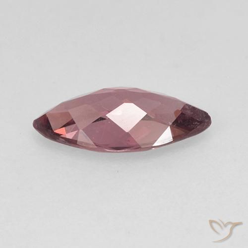 Granato malese Rosso scuro naturale da 0.78 ct, Taglio marquise, VS
