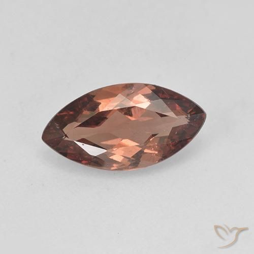1.26ct Naturale Marrone caldo Granato malese, Taglio marquise, VS