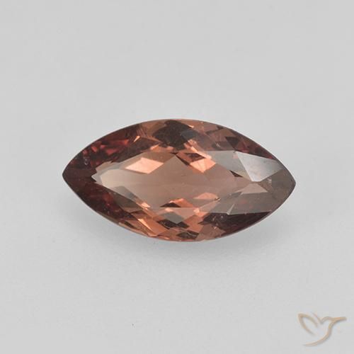Granato malese Marrone caldo naturale da 1.26 ct, Taglio marquise, VS