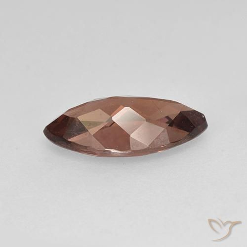Granato malese Marrone caldo naturale da 1.26 ct, Taglio marquise, VS