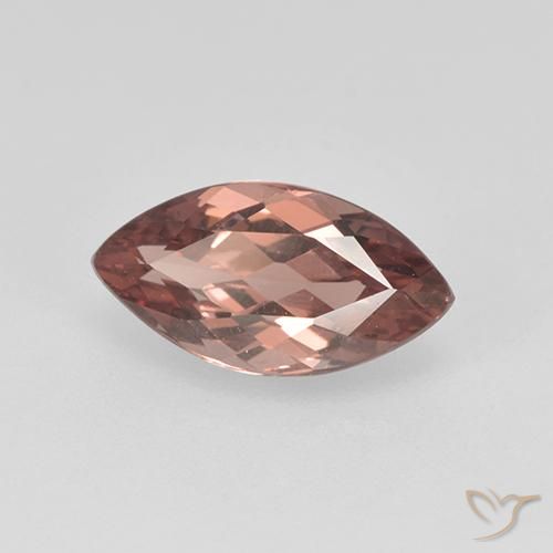 Granato malese Marrone caldo naturale da 1.14 ct, Taglio marquise, VVS-VS