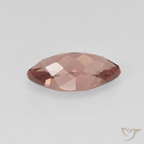 Granato malese Marrone caldo naturale da 1.14 ct, Taglio marquise, VVS-VS