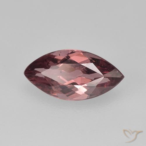 Granato malese Rosso medio naturale da 1.29 ct, Taglio marquise, VS