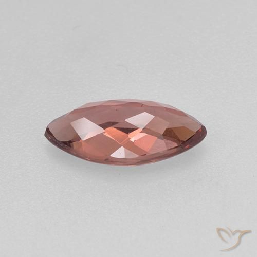 Granato malese Rosso mattone chiaro naturale da 0.92 ct, Taglio marquise, VS