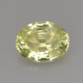 Granato del mali naturale verde da 1,26 ct, taglio ovale, VVS-VS
