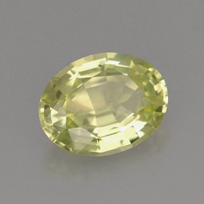 Granato del mali naturale verde da 1,26 ct, taglio ovale, VVS-VS