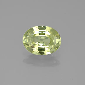 Granato del mali naturale verde da 1,25 ct, taglio ovale, VS