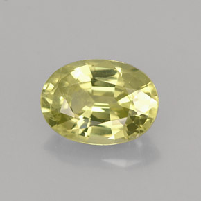 Granato del mali naturale verde da 1,33 ct, taglio ovale, VS