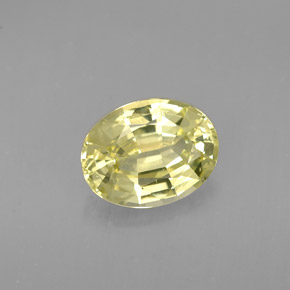 Granato del mali naturale verde da 1,35 ct, taglio ovale, VS
