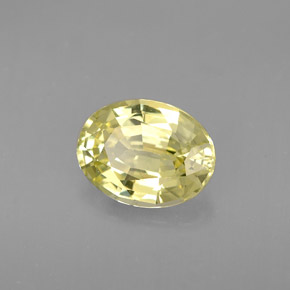 Granato del mali naturale verde da 1,35 ct, taglio ovale, VS