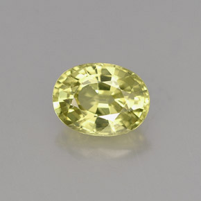 Granato del mali naturale verde da 1,15 ct, taglio ovale, VS