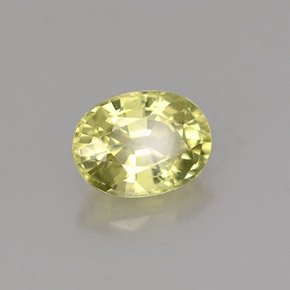 Granato del mali naturale verde da 1,15 ct, taglio ovale, VS