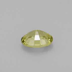 Piccolo Granato Verde giallastro naturale da 1.15 ct, Taglio ovale, VS