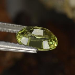 Granato del mali naturale giallo da 1,14 ct, taglio ovale, VVS-VS