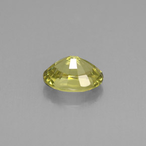 Granato del mali verde giallastro naturale da 1,03 ct, taglio ovale, VS