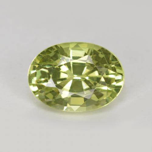 Granato del mali naturale verde da 1,10 ct, taglio ovale, VS