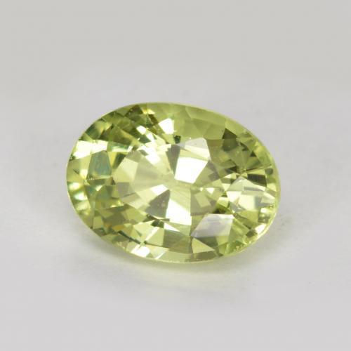 Granato del mali naturale verde da 1,10 ct, taglio ovale, VS