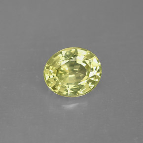 Granato del mali naturale verde da 1,27 ct, taglio ovale, VVS-VS