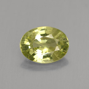 Granato del mali naturale verde da 1,34 ct, taglio ovale, VS