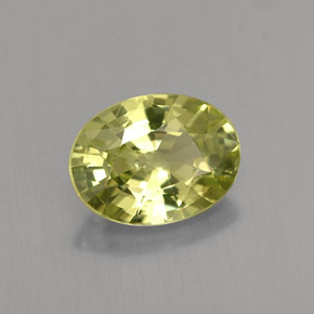 Granato del mali naturale verde da 1,34 ct, taglio ovale, VS
