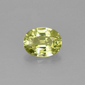 Granato del mali naturale verde da 1,23 ct, taglio ovale, VVS-VS