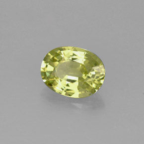Granato del mali naturale verde da 1,23 ct, taglio ovale, VVS-VS