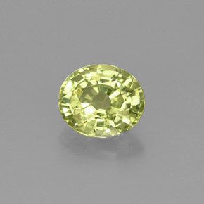 Granato del mali naturale verde da 1,24 ct, taglio ovale, VVS-VS